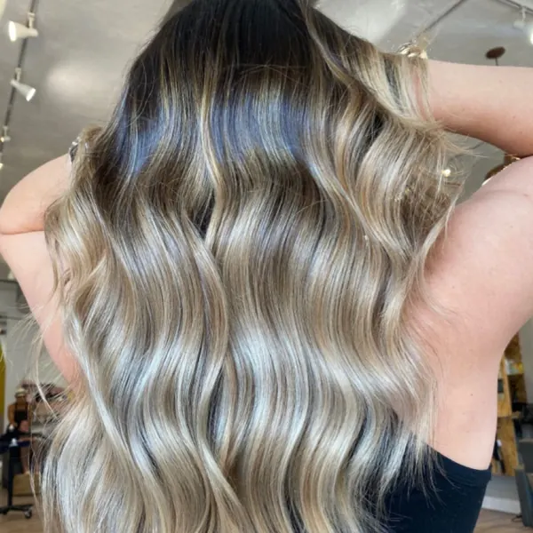 Blonde waves