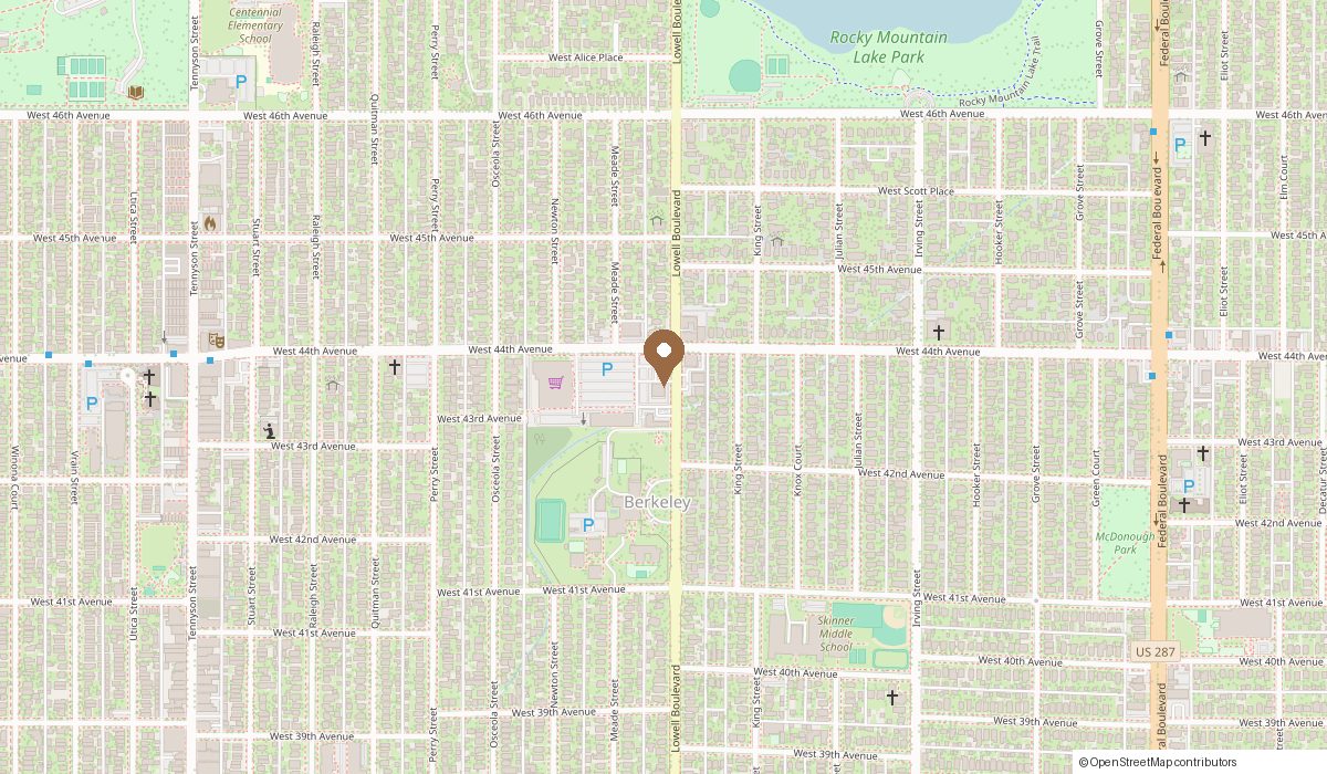 Map: 4363 Lowell Blvd, Denver, CO 80211