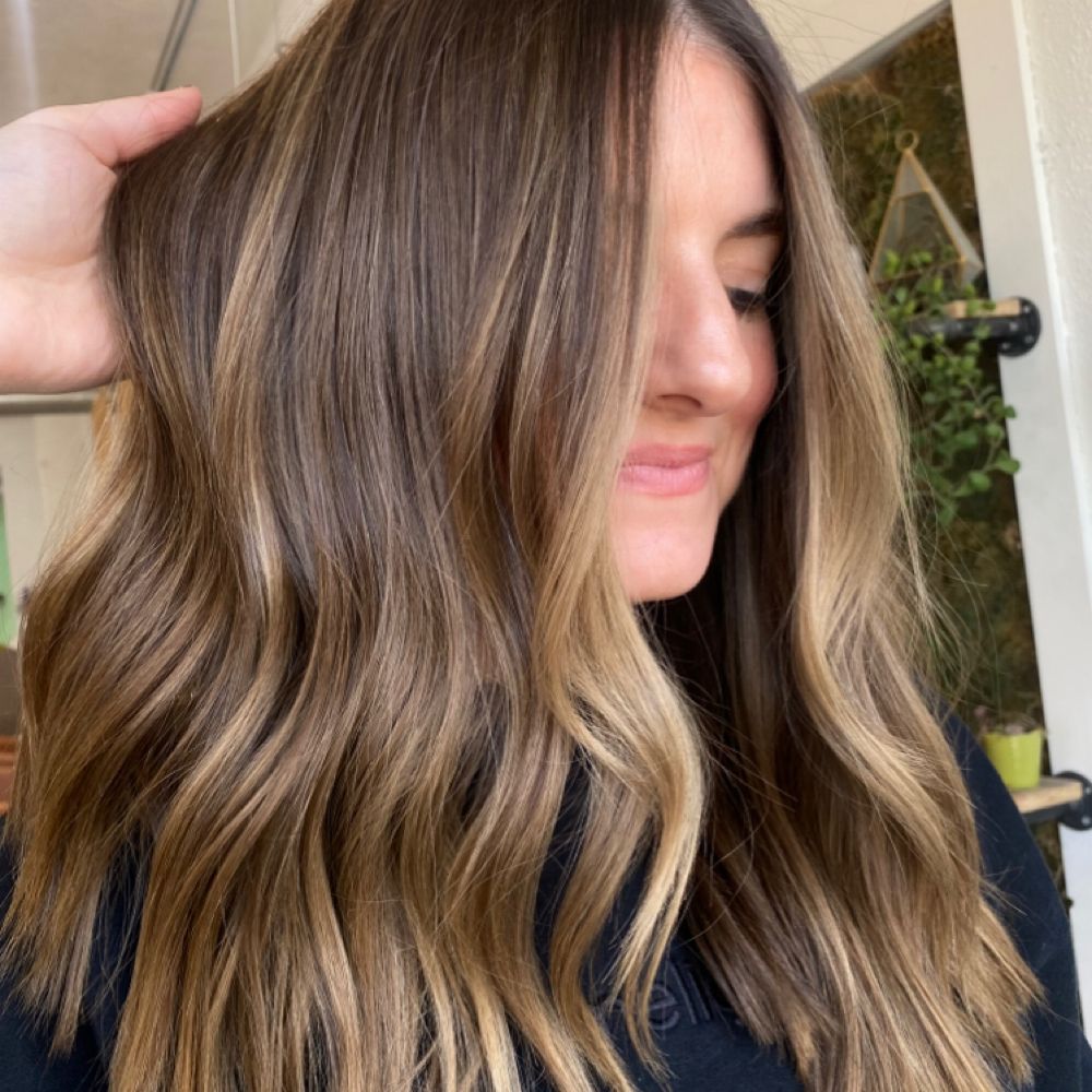 Brunette balayage
